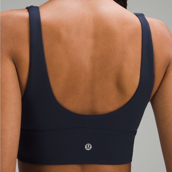 Lululemon Align V-Neck Bra Light Support C/D Cup True Navy Size 6 - Picture 5 of 5